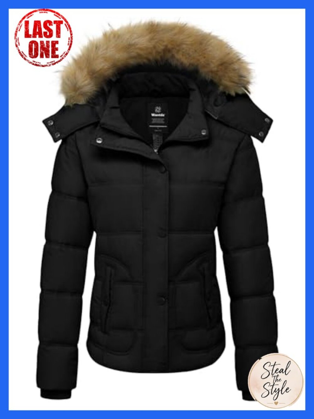 Women's Hooded Winter Puffer Jacket Thicken Quilted Warm Parka